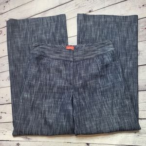 Oscar Flare "Denim" Trouser  Pants 4 Blue Oscar De La Renta